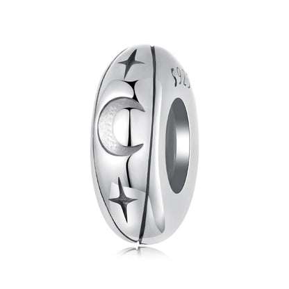 Star and Moon Silicone Spacer Beads Charm