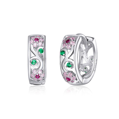 Secret Garden Hoop Earrings