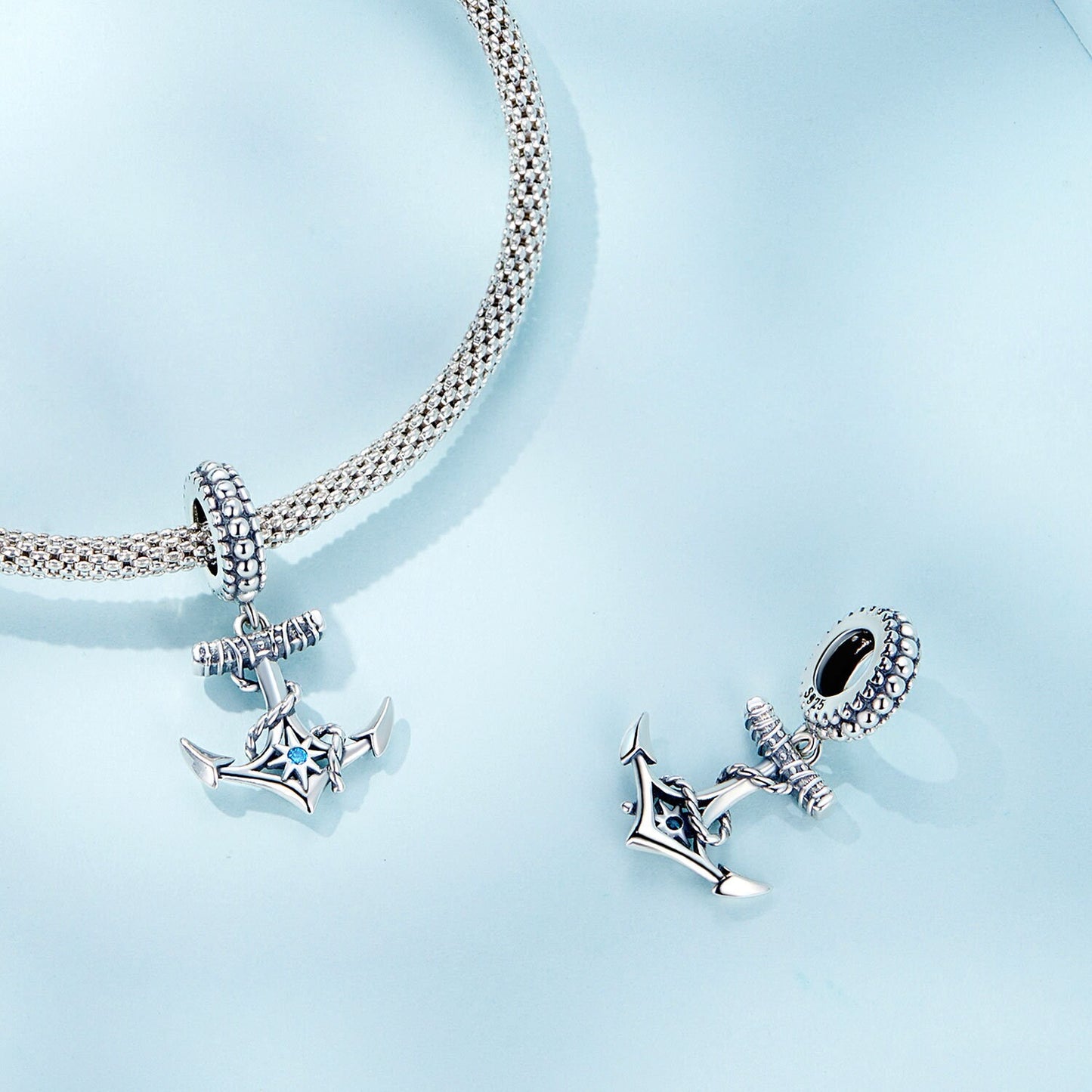 Ship Anchor Hanging Bead Charm
