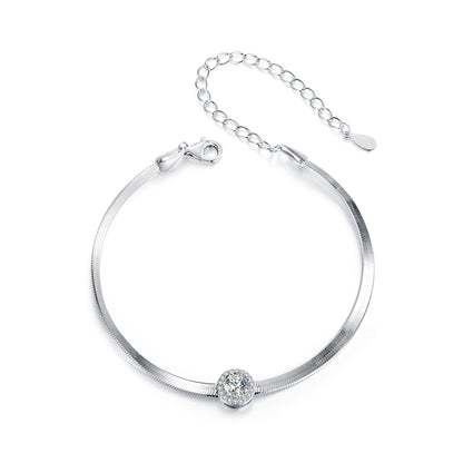 0.5ct Snake Chain Moissanite Bracelet