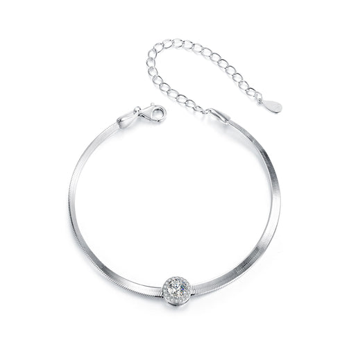 0.5ct Snake Chain Moissanite Bracelet