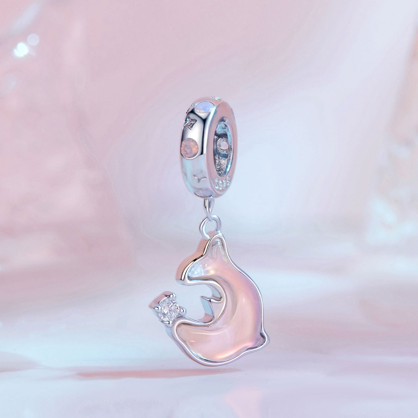Pink Dolphin Pendant Charm