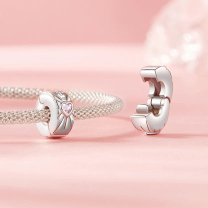 Heart Light Stopper Beads Charm