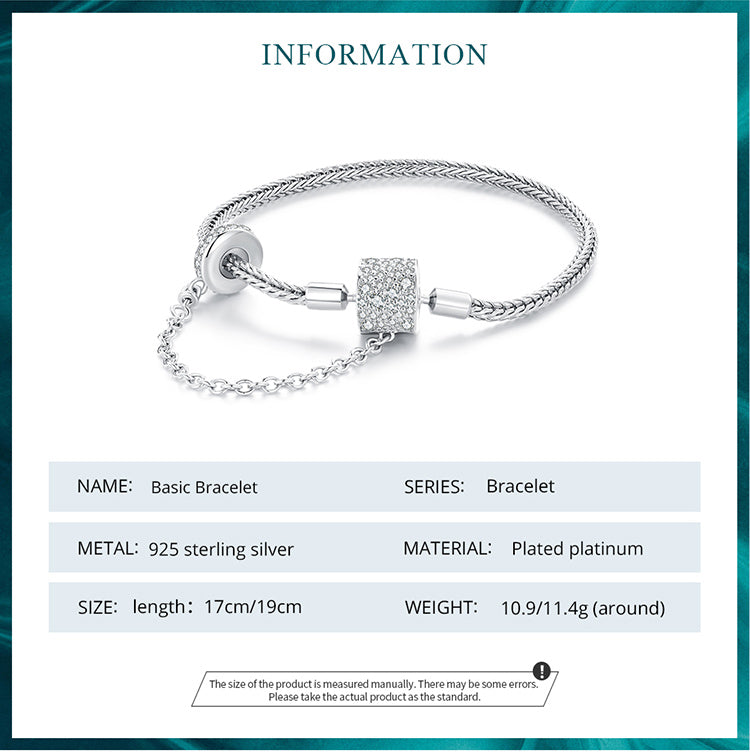 Classic Sparkling Zircon Bracelet