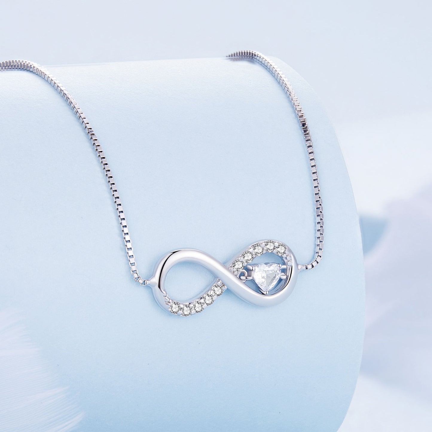Infinite Heart Pendant Necklace