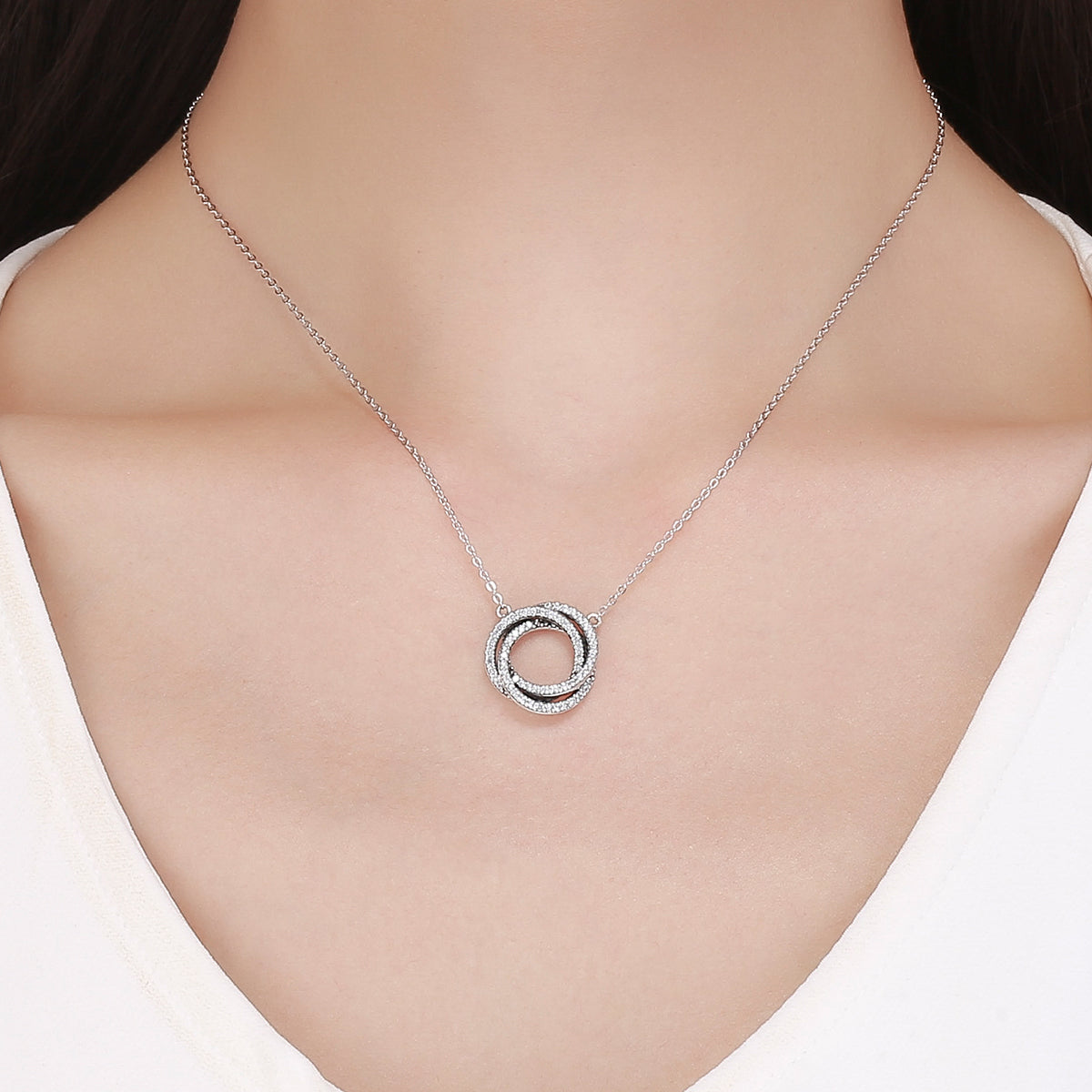 Minimalist Chic Sterling Silver Necklace