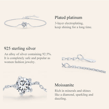 Dazzling Moissanite Bracelet