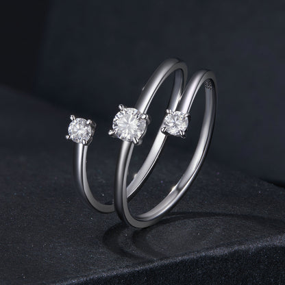 0.3 Carat Woven Moissanite Ring