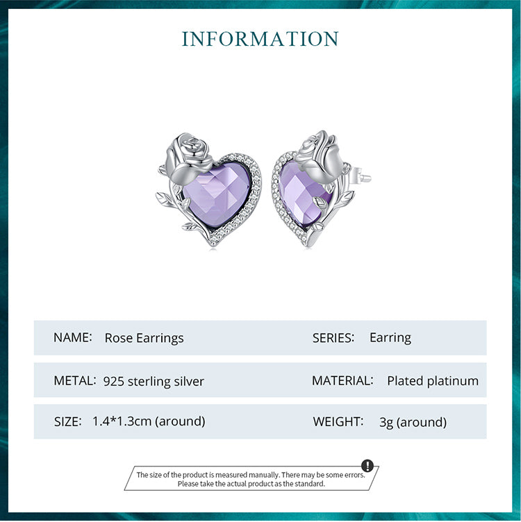 Rose Stud Earrings