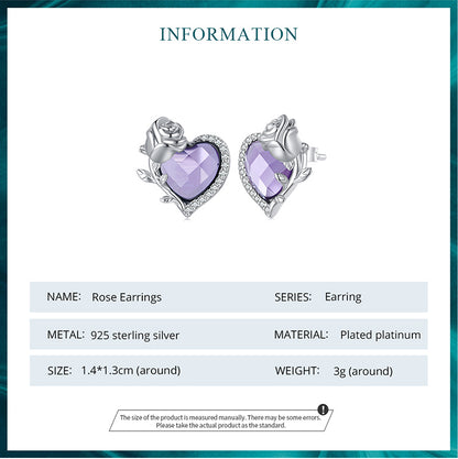 Rose Stud Earrings