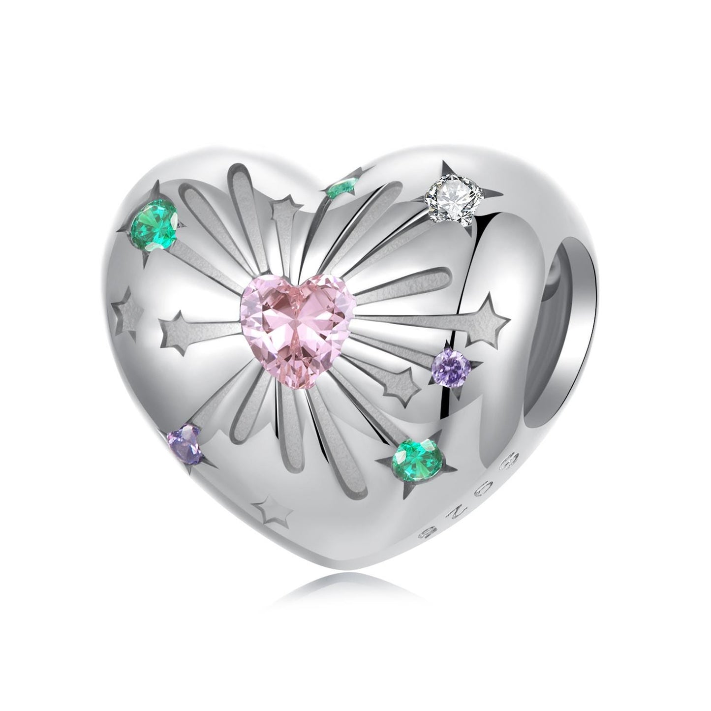 Dazzling Heart Charm