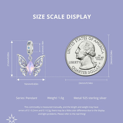 Magic Butterfly Pendant Charm