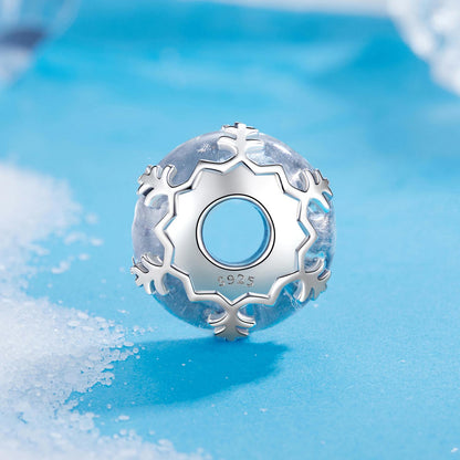 Ice Crystal Murano Beads Charm