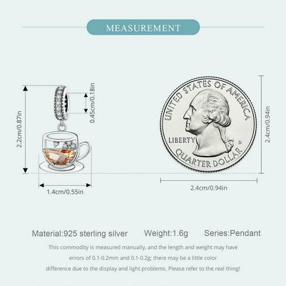 Funny Coffee Pendant Charm