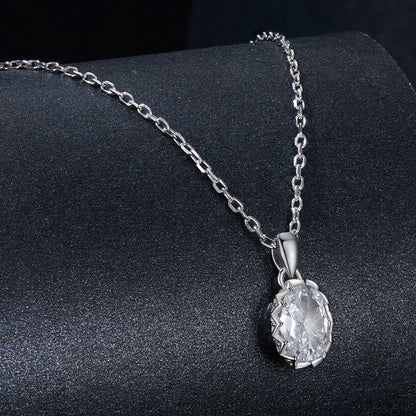 Brilliant 1ct Moissanite Necklace