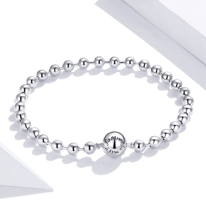 Sterling Silver Beaded Bracelet