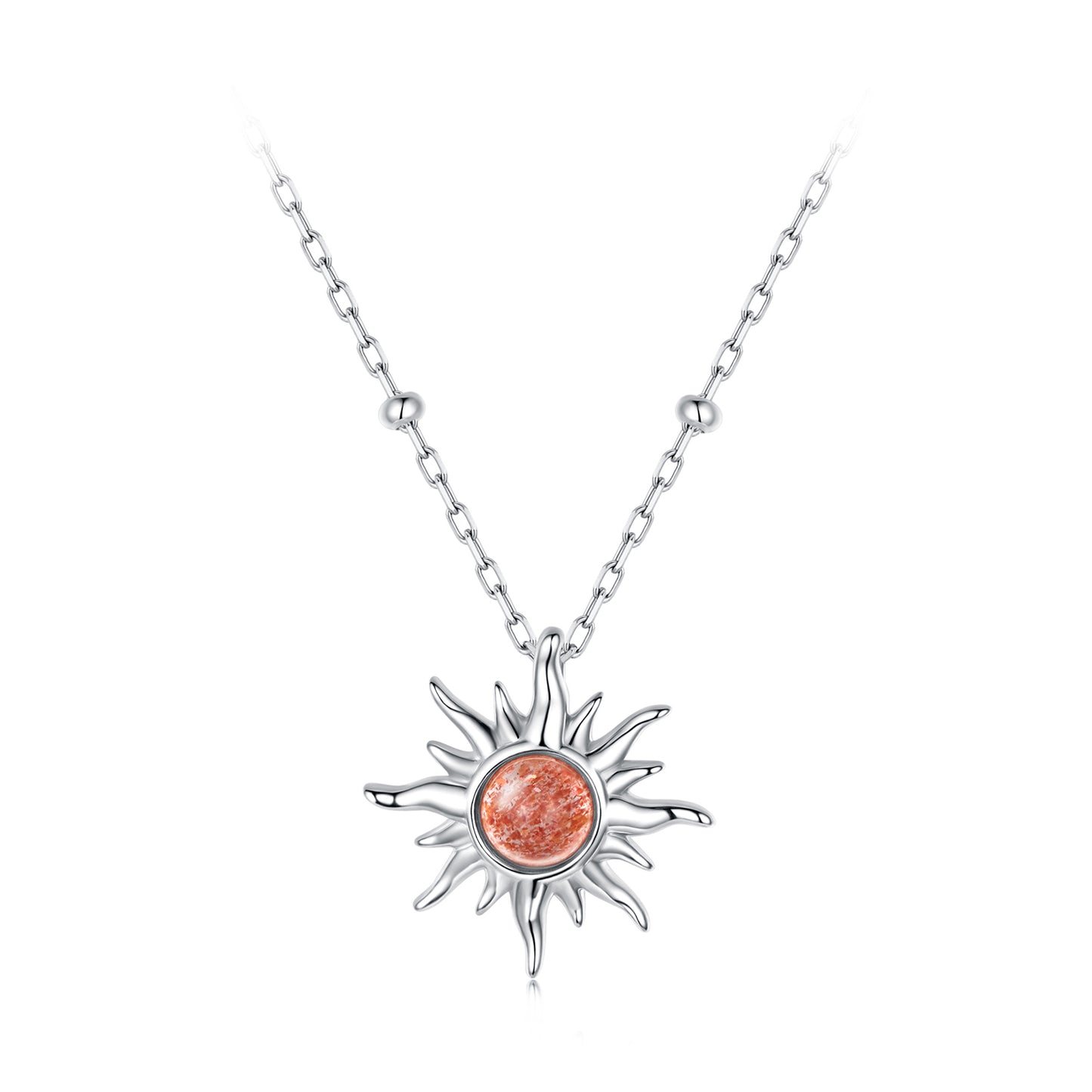 Radiant Sun Pendant Necklace