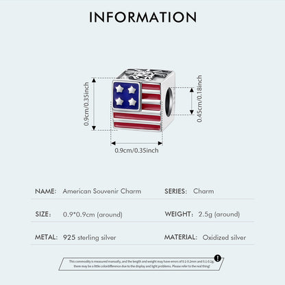 American Souvenir Charm