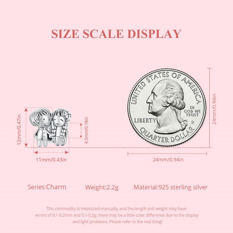 Little Boy &  Girl Charm