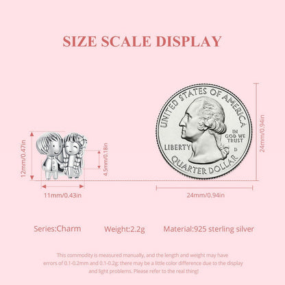 Little Boy &  Girl Charm