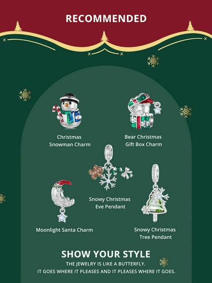 Moonlight Santa Charm