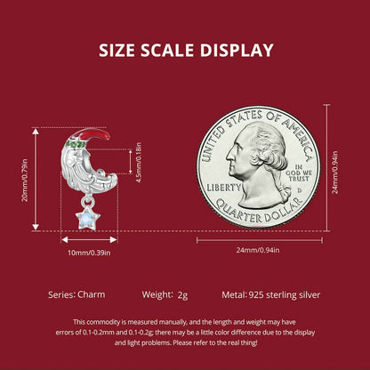 Moonlight Santa Charm