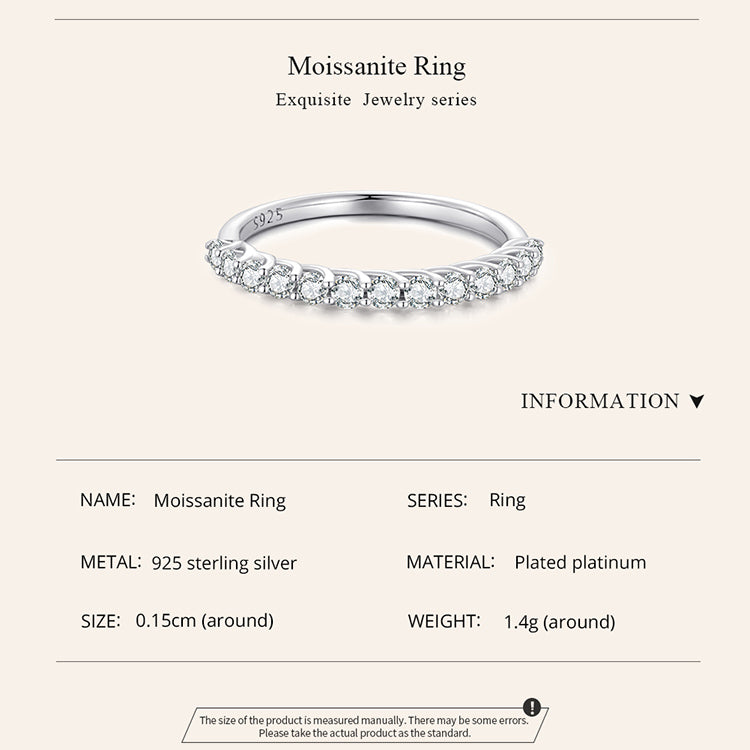 Solo Moissanite Ring