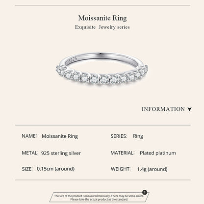 Solo Moissanite Ring