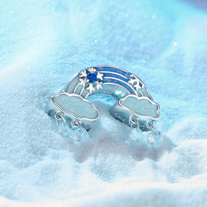 Ice and Snow Rainbow Charm