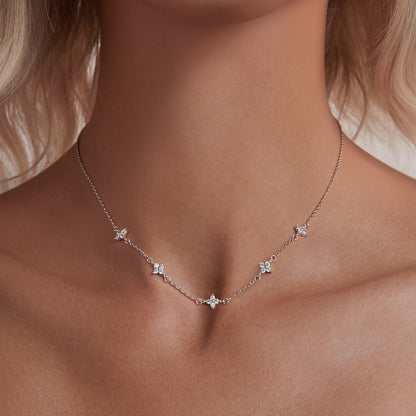 Clover and Stardust Necklace