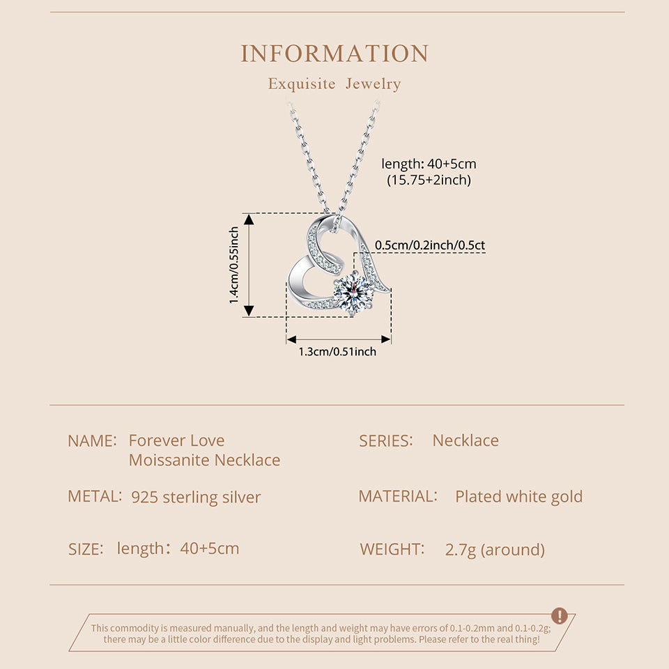 Eternal Love Moissanite Necklace