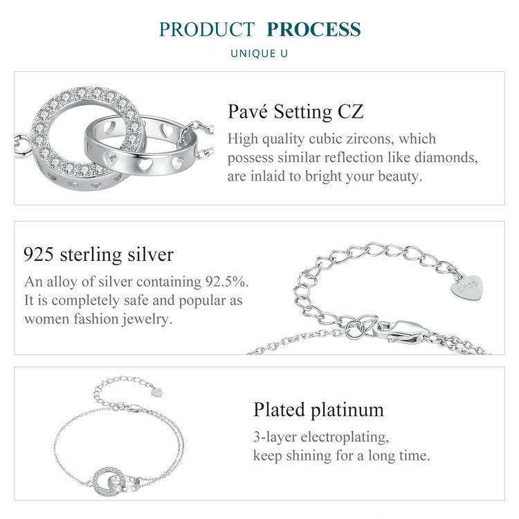 Double Ring Bracelet