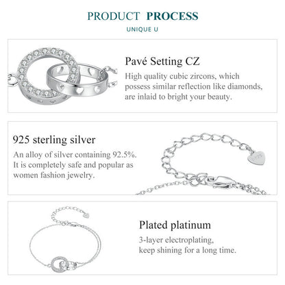 Double Ring Bracelet