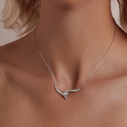 Minimalist Line Pendant Necklace