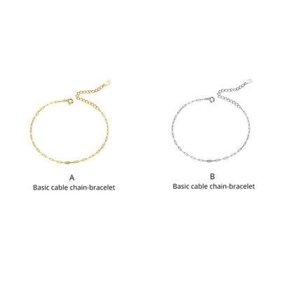 Basic Chain Link Bracelet