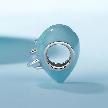 Planet Heart Charm