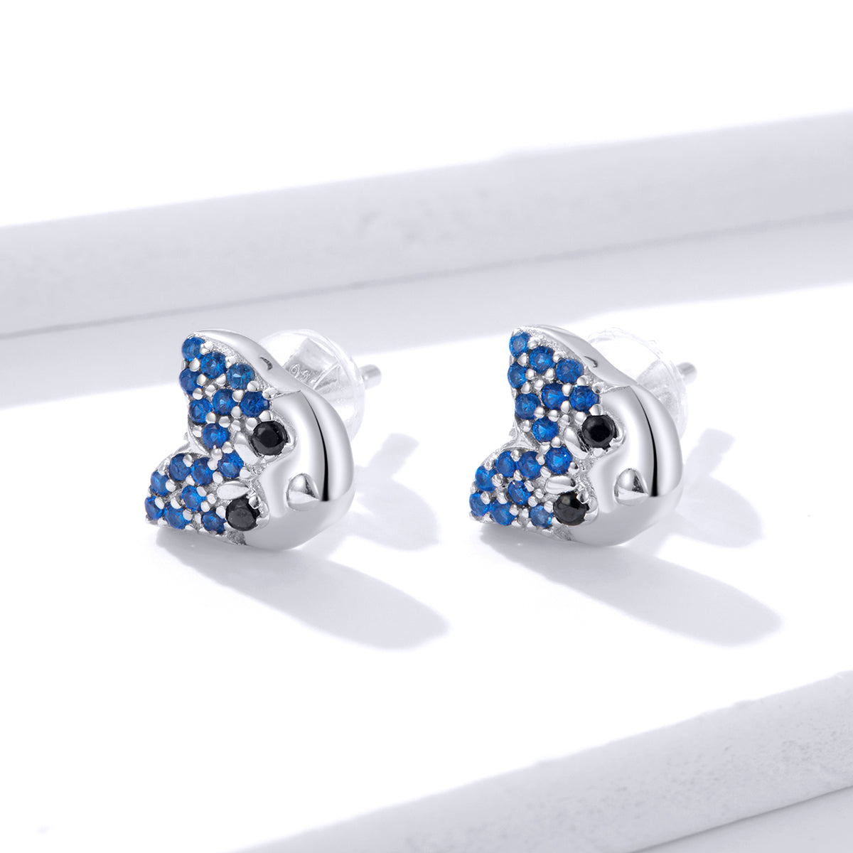 Husky Stud Earrings