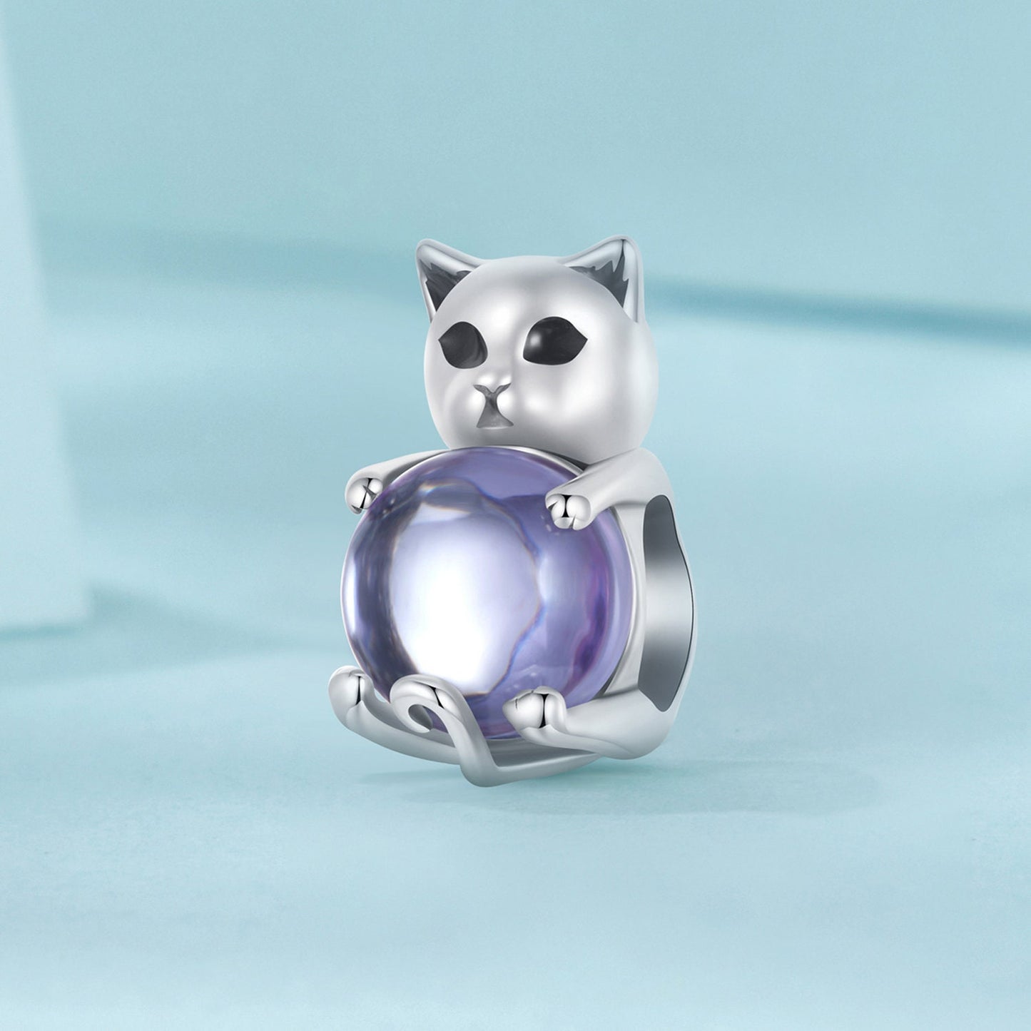 Cat Lucky Stone Charm