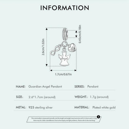 Guardian Angel Pendant Charm