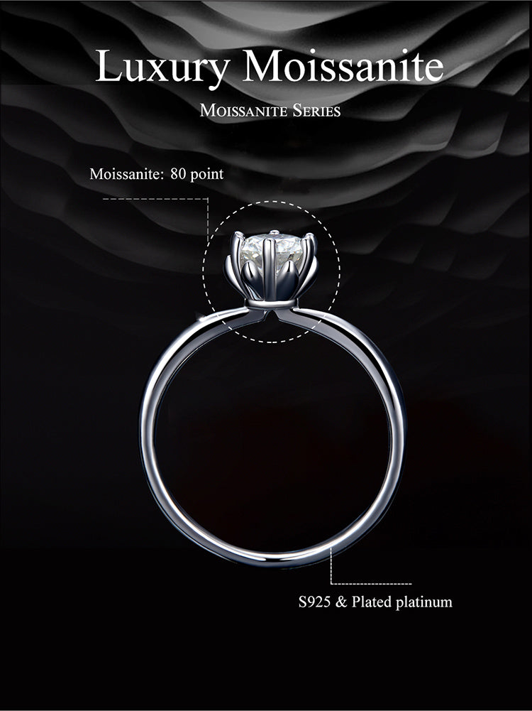 Dazzling Moissanite Ring