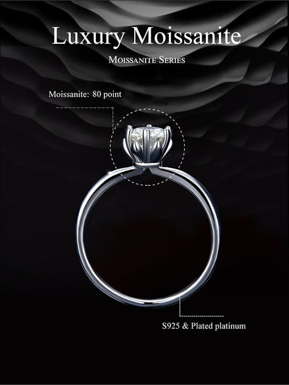 Dazzling Moissanite Ring
