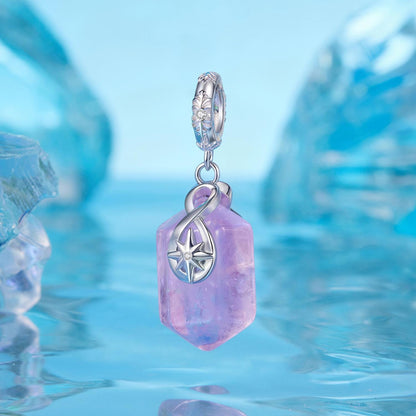 Amethyst Energy Pendant Charm
