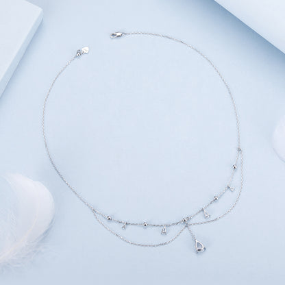 Teardrop Fringe Necklace