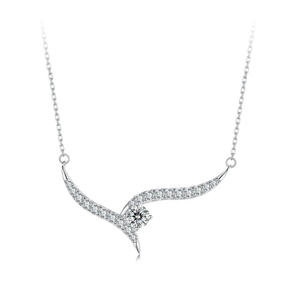 Minimalist Line Pendant Necklace