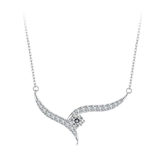 Minimalist Line Pendant Necklace