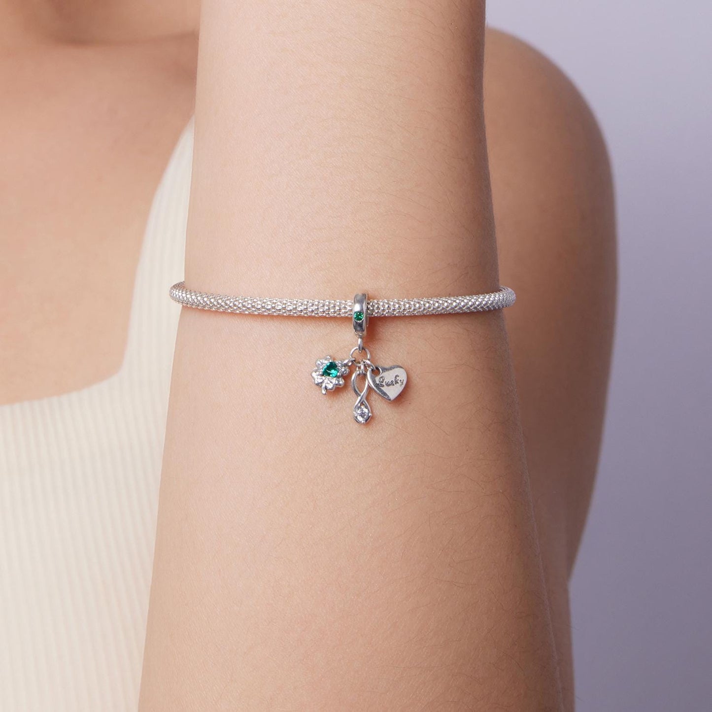 Four-leaf Clover Pendant Charm