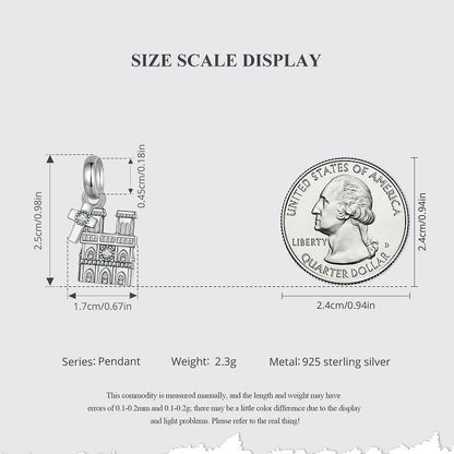 Notre Dame de Paris Pendant Charm