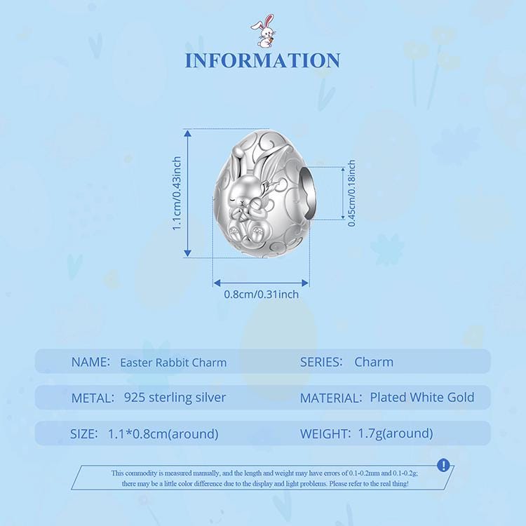 Easter Rabbit Charm