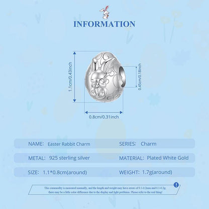 Easter Rabbit Charm