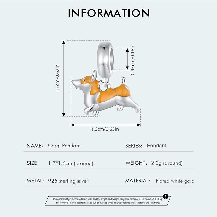 Corgi Pendant Charm